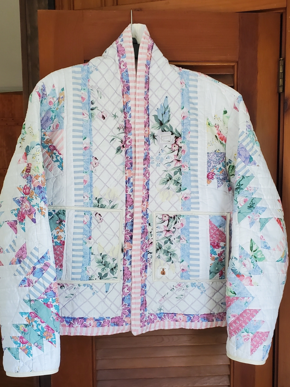 Quilted Patchwork Floral Jacket